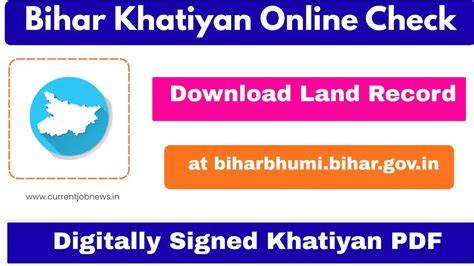 bihar land khatiyan