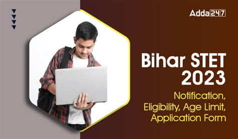 Bihar Stet 2023 Notification