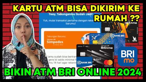 BIKIN ATM BRI ONLINE 🙉 britama muda - BRI