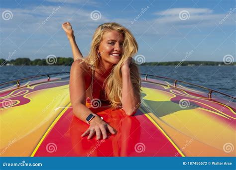 Bikini on boat