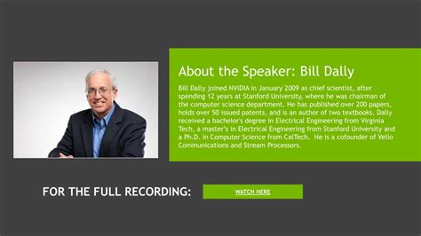 Bill Dally Talk