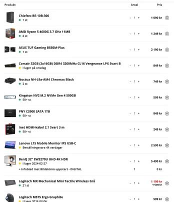 billig dator programmering