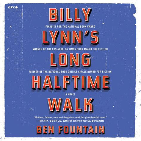 Read Billy Lynns Long Halftime Walk A Novel 