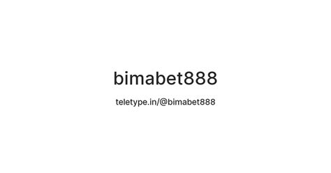 BIMABET888 - Bimabet888 Pintu Utama Jp Megah Slot Nomor Satu - Mak Halal