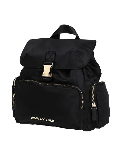 bimba y lola black backpack