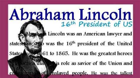 bimpe adekola biography of abraham lincoln