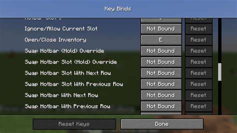 bind use slots