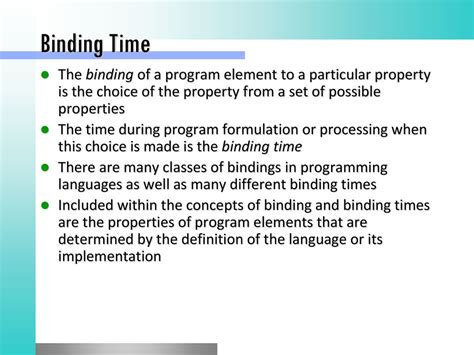 Image related to binding-time