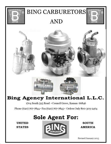 bing carb manual