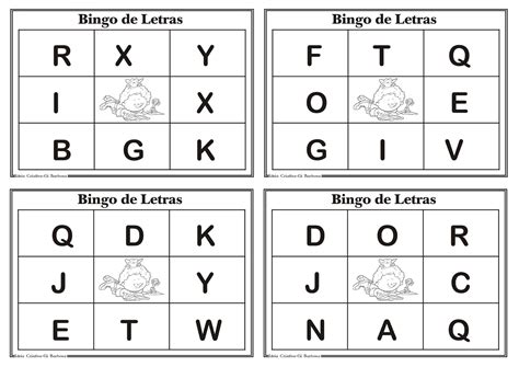 Bingo Das Letras