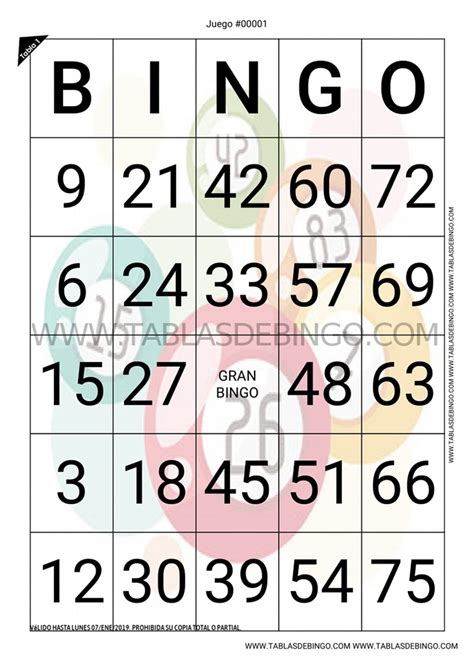 bingo online 90 numeros blsz