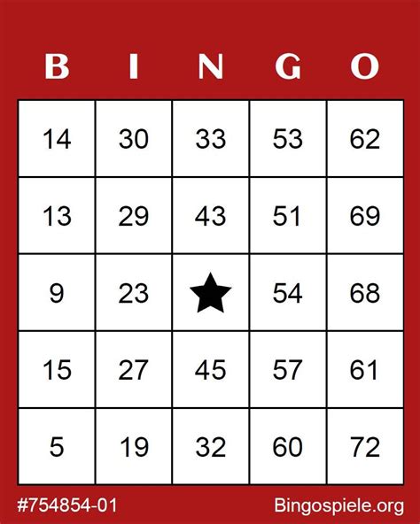 bingo online ausdrucken ersk