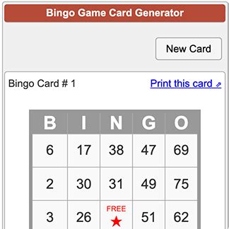 bingo online generator taho switzerland