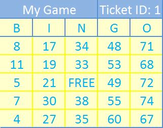 bingo online ticket generator fake luxembourg