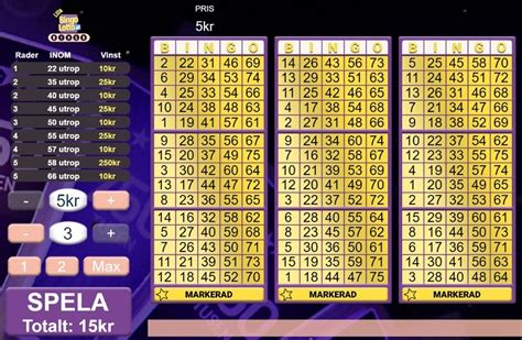 bingolotto online vinst