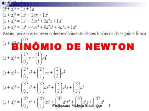 Binômio De Newton