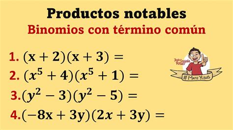 Binomios Con Termino Comun