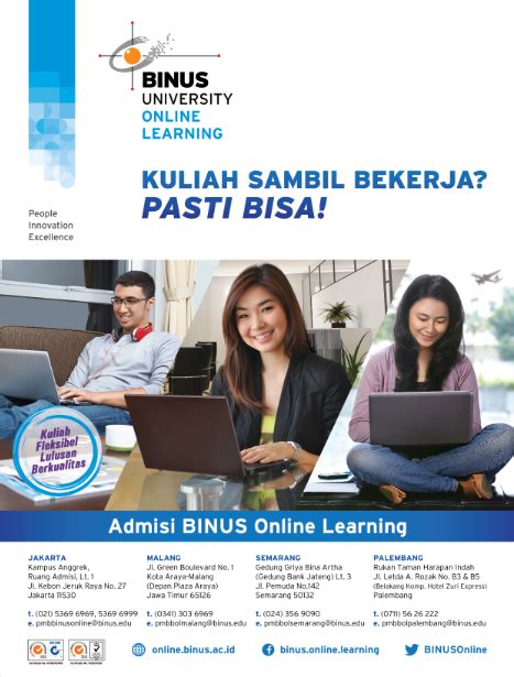 Binus Online Kuliah Online Untuk Kelas Karyawan Binus Binus4d - Binus4d