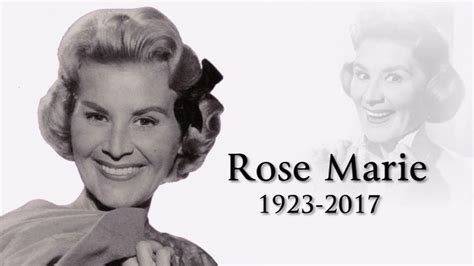 bio of actress rose marie