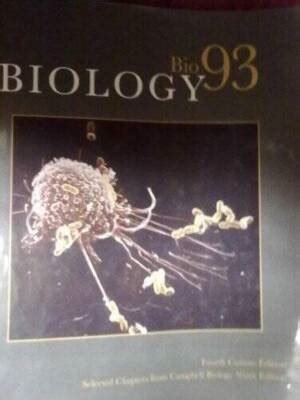 Bio Sci 93 Custom 4th Edition