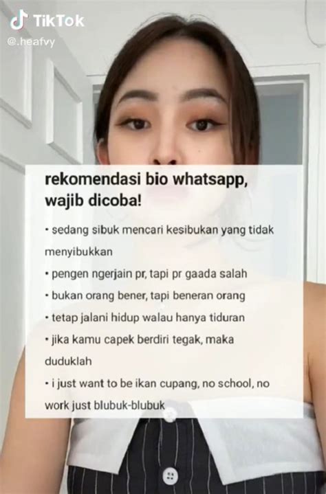 BIO WA KEREN SINGKAT - 100+ Referensi Caption IG Keren, Dijamin Cakep!