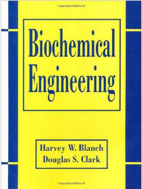 Biochemical Engineering Blanch Clark