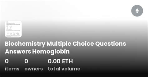 Read Biochemistry Multiple Choice Questions Answers Hemoglobin 