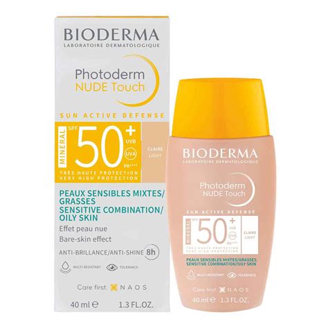 bioderma photoderm nude touch light