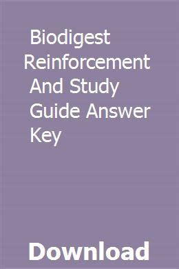 Read Biodigest Reinforcement And Study Guide Answers 