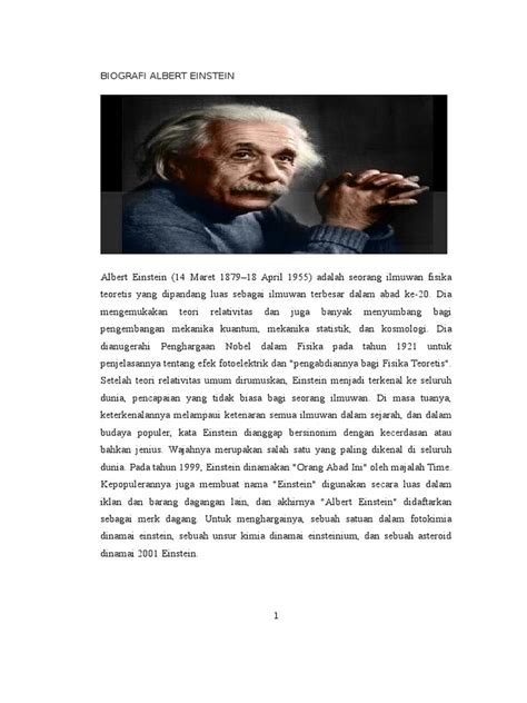 Biografi Albert Einstein