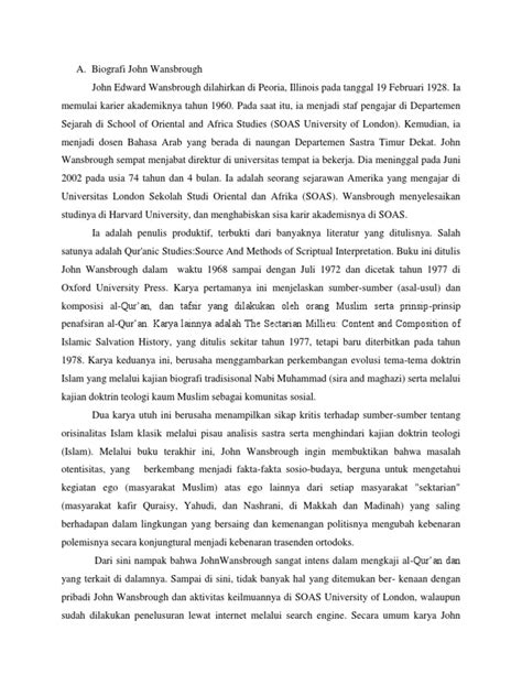biografi john wansbrough