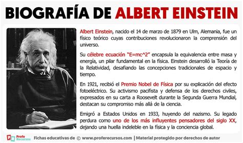 Biografia Albert Einstein
