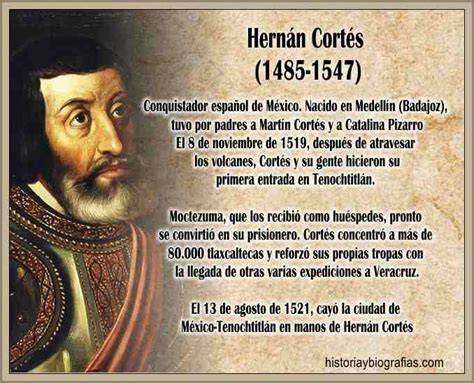 Biografia De Hernan Cortes