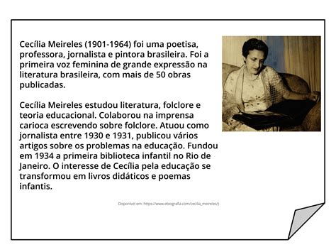 Read Biografia De Cecilia Meireles Em 