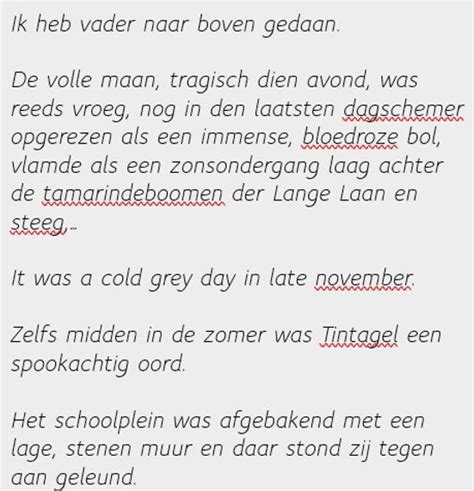 biografie eerste zin