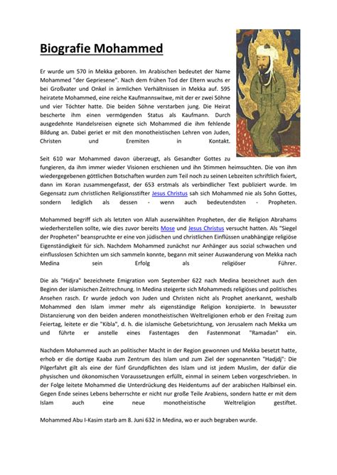 biografie mohammed