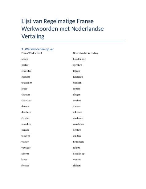 biografie van vertaling frans