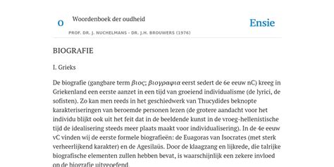 biografische elementen