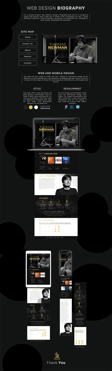 biographical website