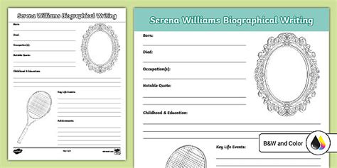 biographical writing activities