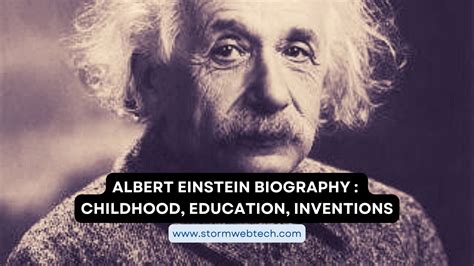 biography and inventions of albert einstein