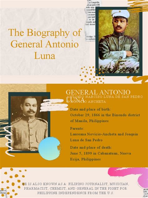biography antonio luna