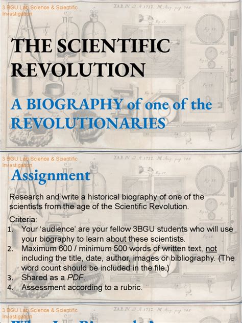 biography assignment document