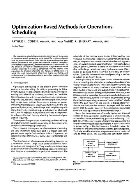 biography based optimization methods for operations scheduling