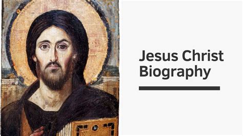 biography christ jesus