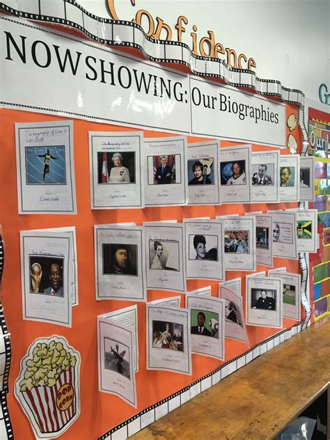 biography class display ks2