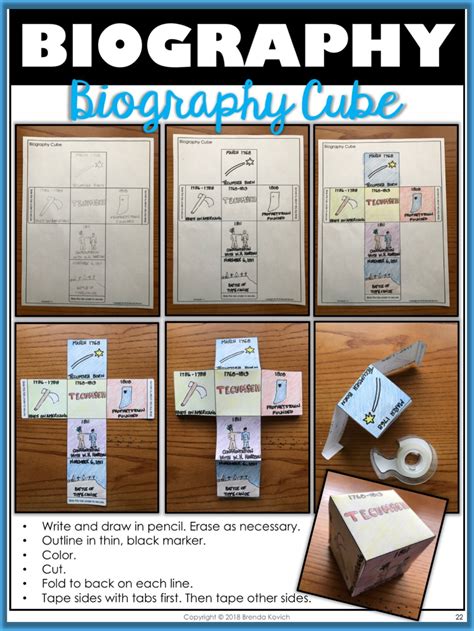 biography cube projects
