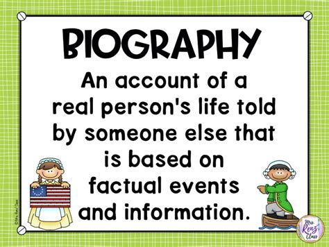 biography definition for students
