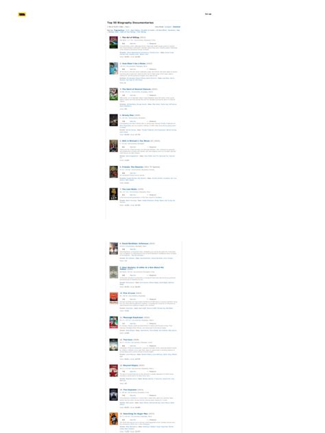 biography documentaries sueno en