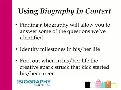 biography in context widget city